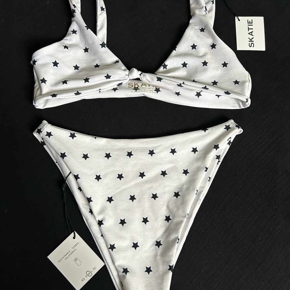 Skatie Black Star Bikini Set